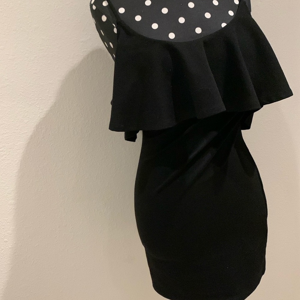 Silence +Noise black knit dress